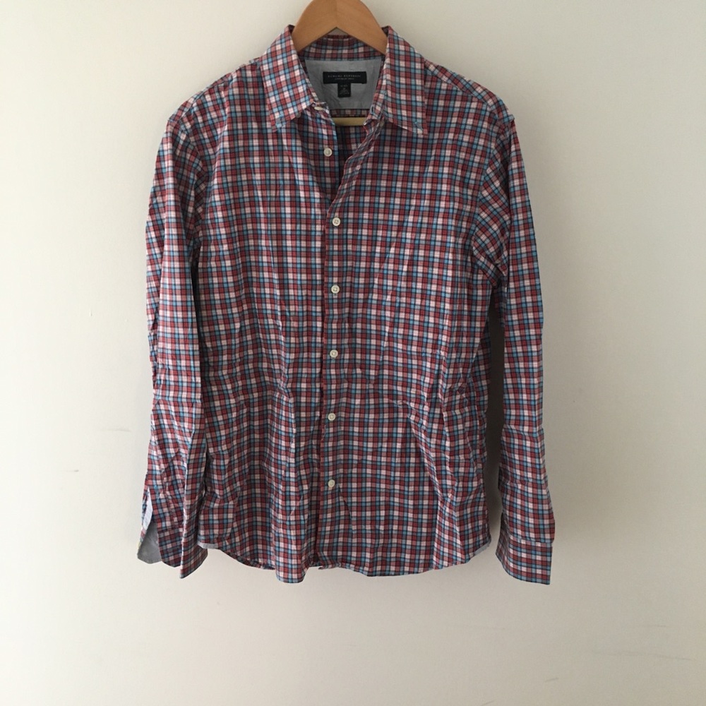 Banana Republic Plaid Dress Shirt